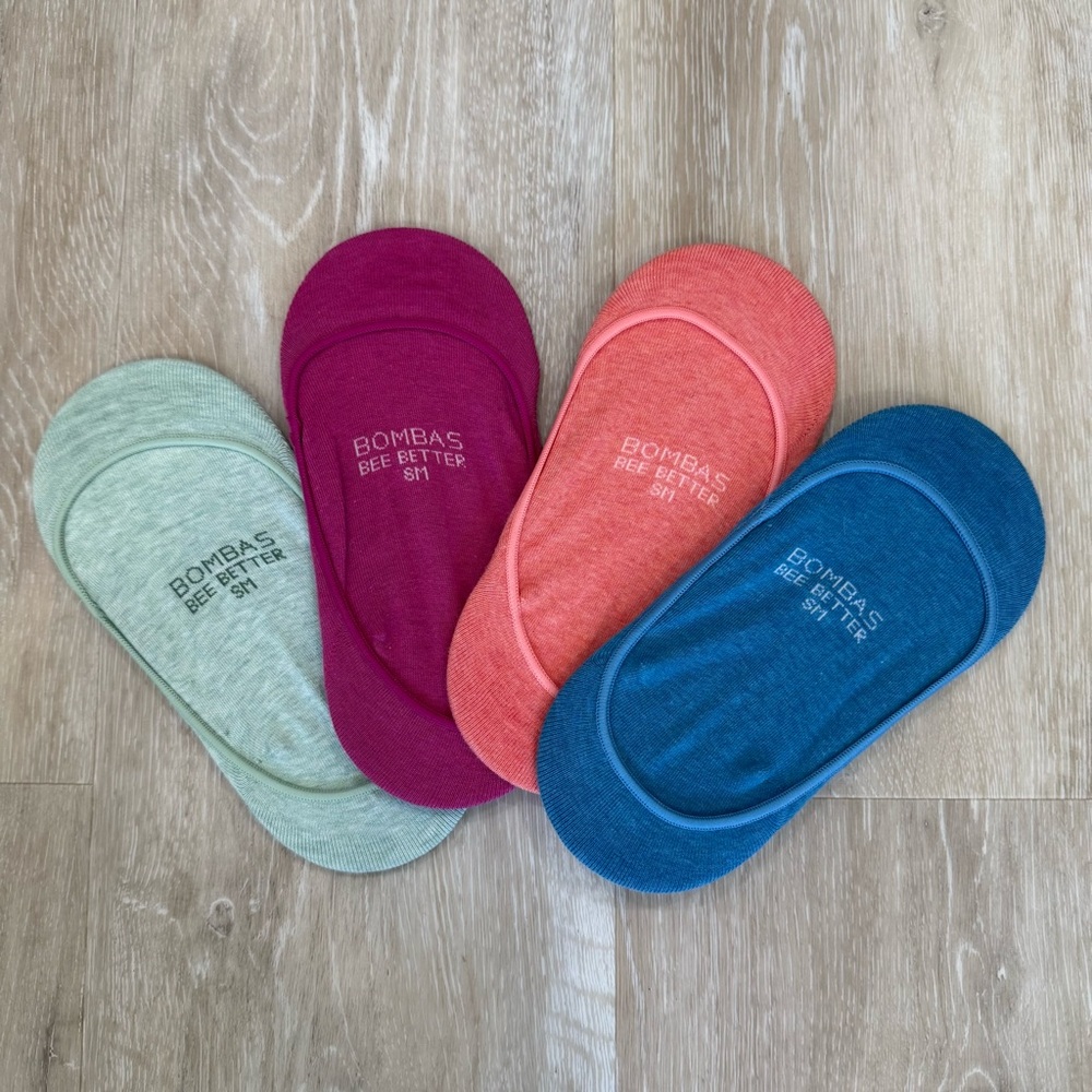 Bombas Low Cut No Show Socks 4 Pack